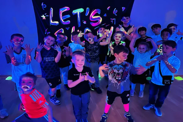 glow disco birthday party for 10 year olds North East