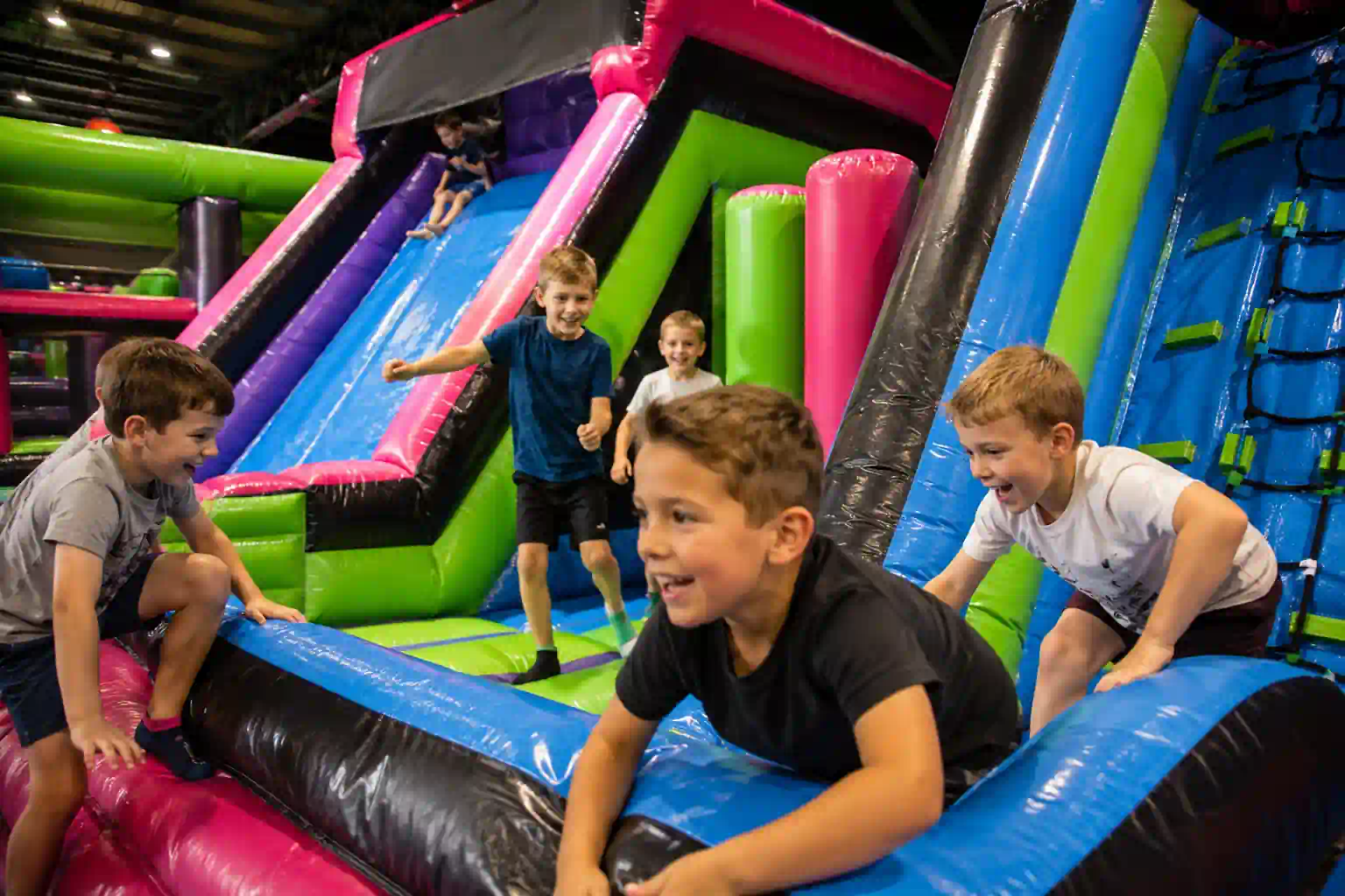 inflatable arena birthday party for 6 year olds Gosforth