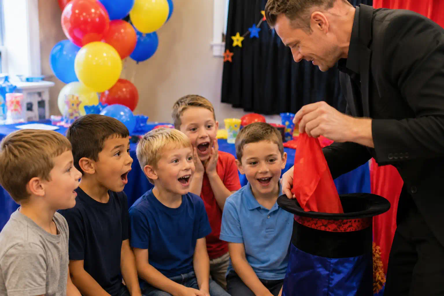 magician birthday party for 6 year olds Gosforth