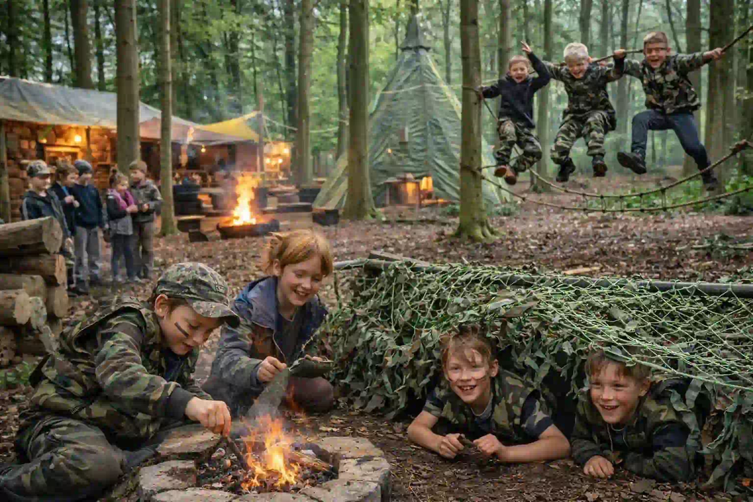 outdoor adventure birthday party for 10 year olds UK